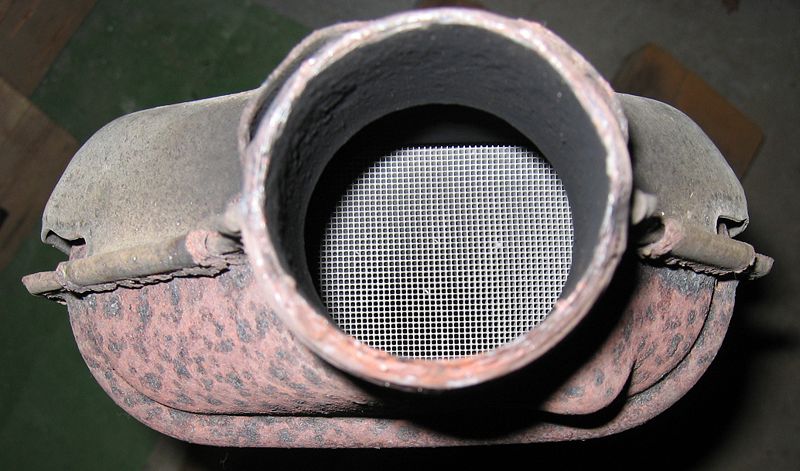 Structure d'un pot catalytique