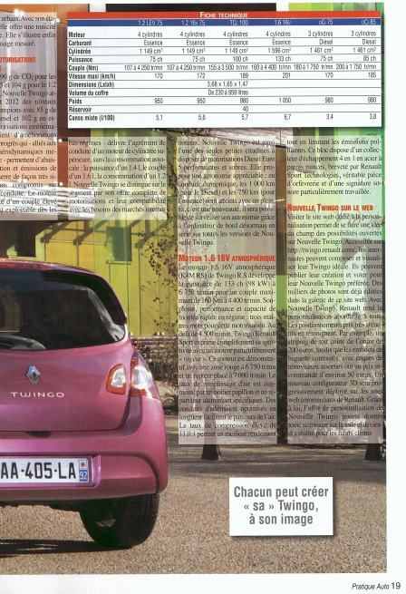 Pratique auto - texte peu lisible