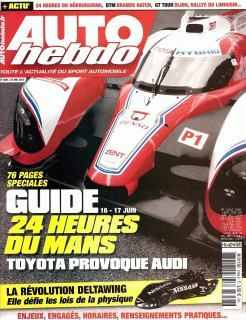 Couverture du magazine auto hebdo