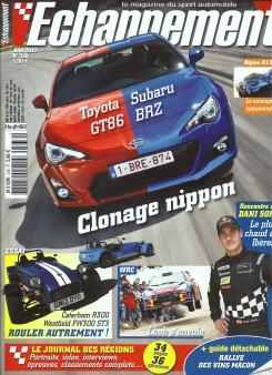 echappement Couverture du magazine Echappement