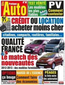 Couverture du magazine Pratique Auto