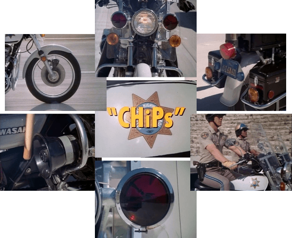 Images du générique de la série CHiPs