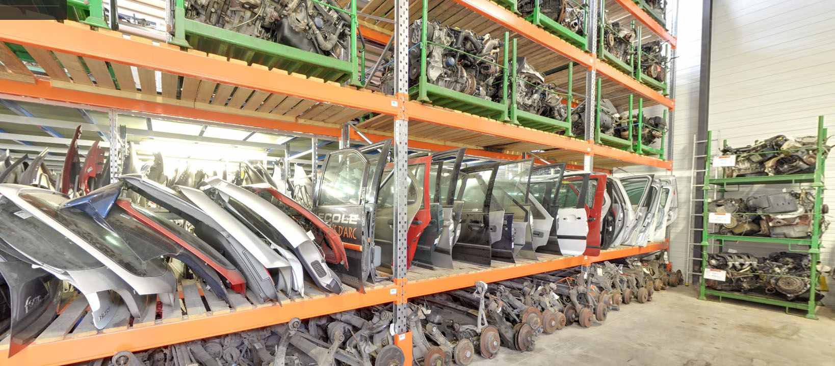 stocks pièces de réemploi - centre déconstruction auto à longvic (21)