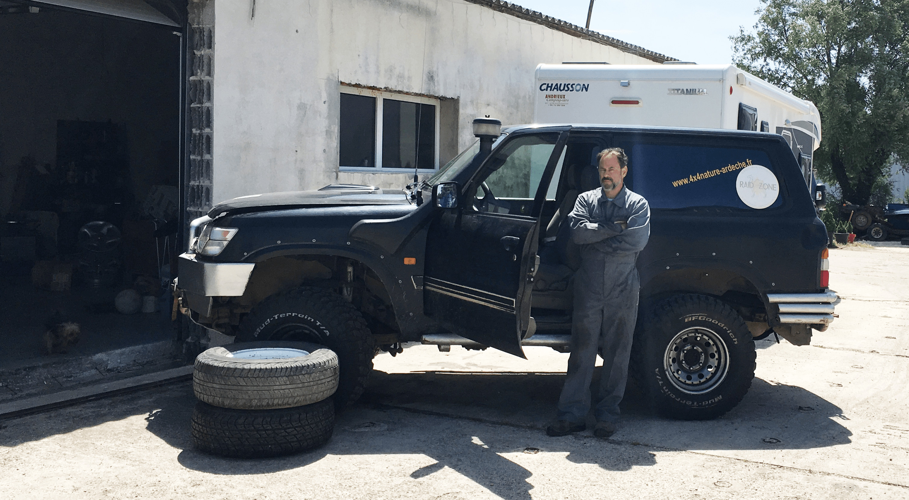 Pascal Pancallo - Entreprise Pancallo demo 4x4 dans le Vaucluse