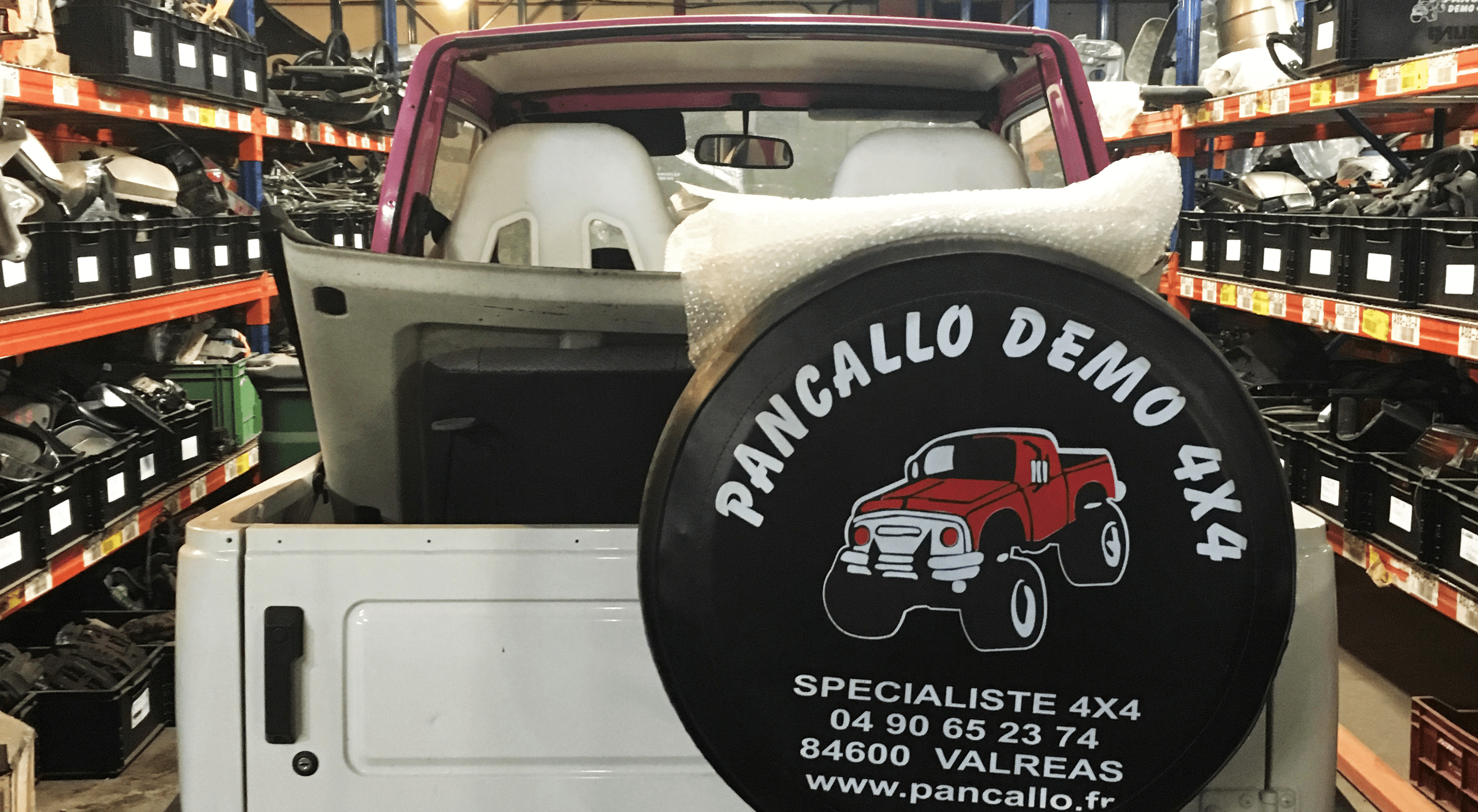 specialiste vente pieces détachées 4x4 pancallo demo 4x4