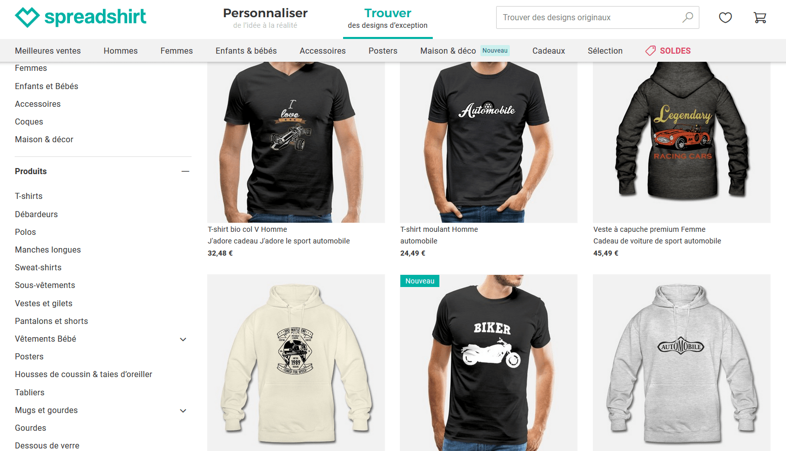 spreadshirt_idee-cadeau-automobile - Le blog auto/moto par France Casse