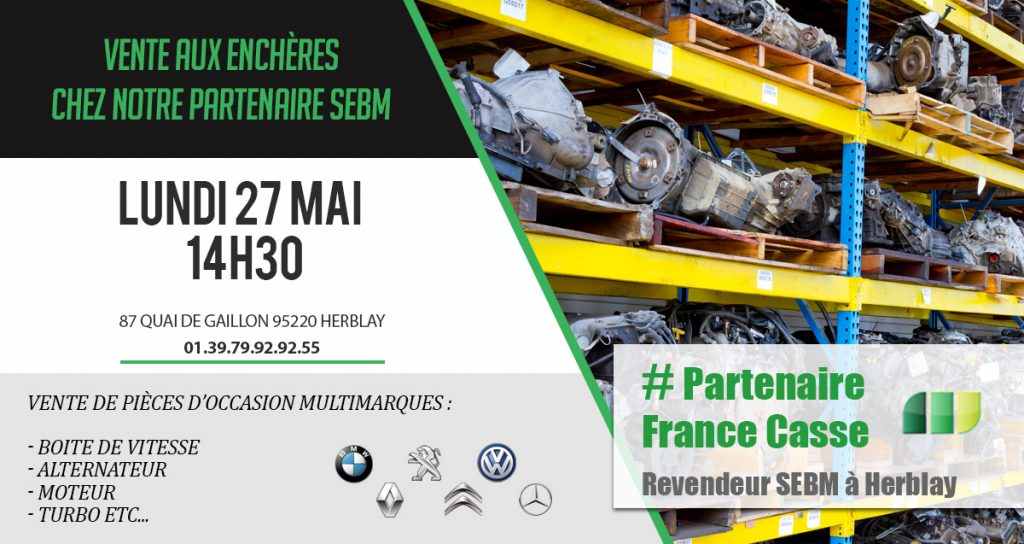 evenement vente piece auto