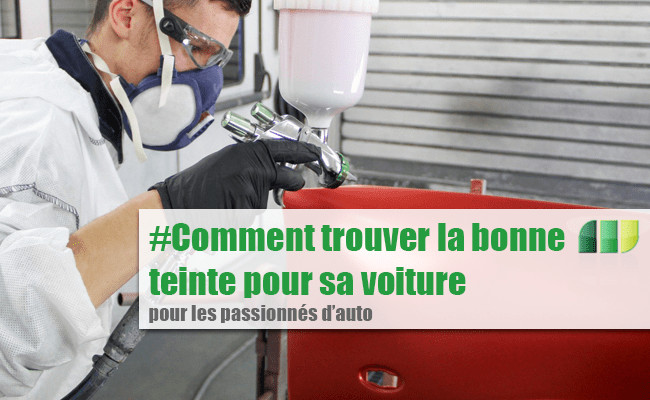 Trouver la teinte de votre voiture