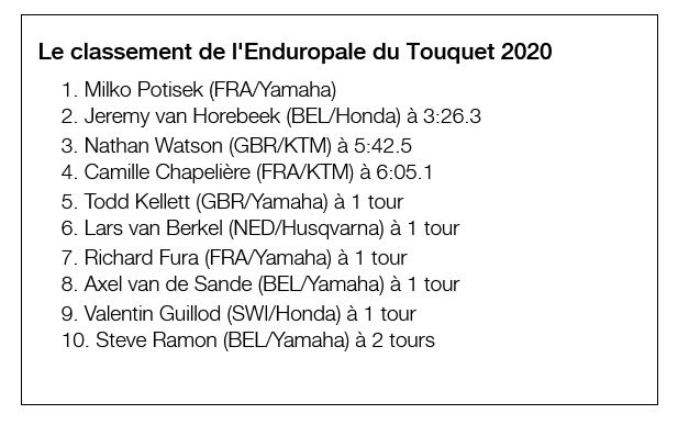 classement enduro touquet