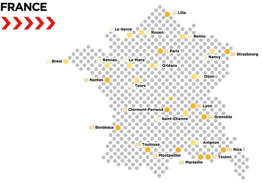 embouteillage en france 2019