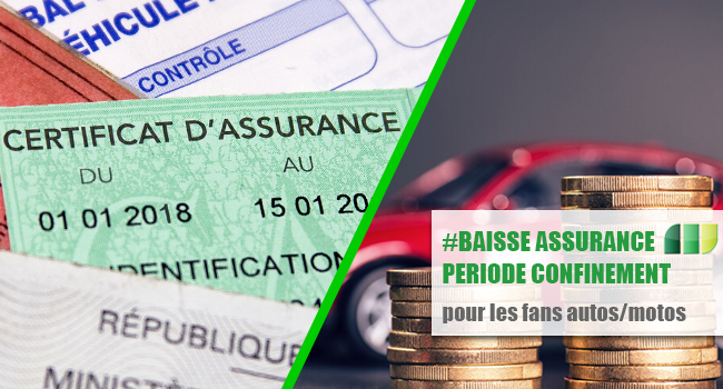baisse assurance confinement