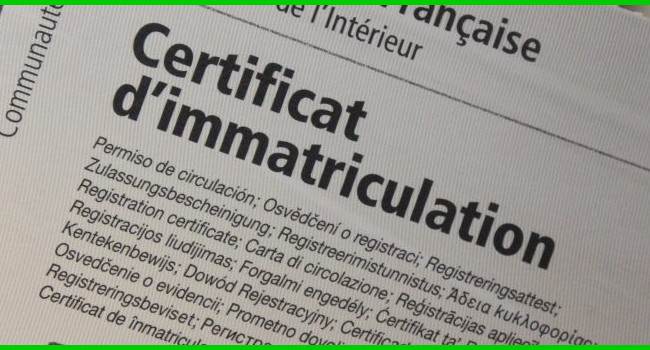 carte grise